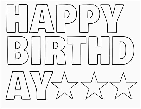 happy birthday cut out letters|free printable happy birthday letter.